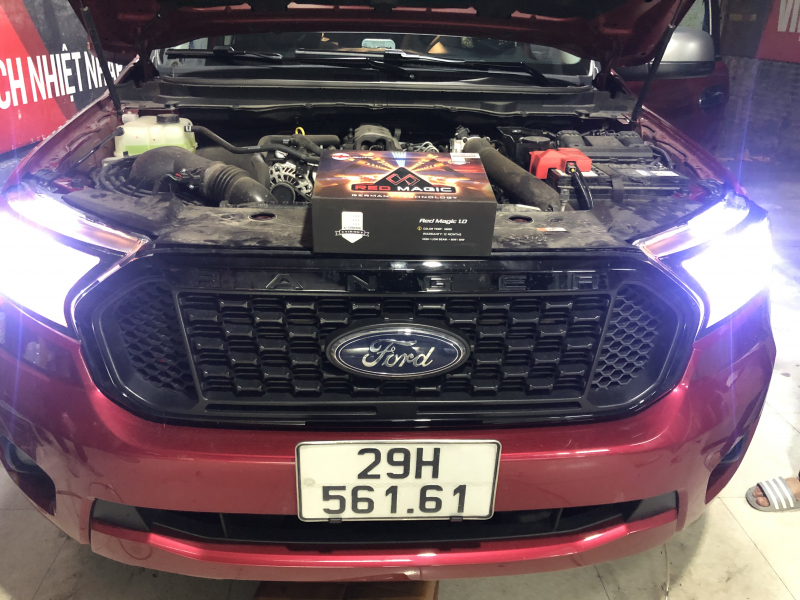 Độ đèn nâng cấp ánh sáng Nâng cấp ánh sáng Red magic 1.0 cho xe Ford ranger xls 2021